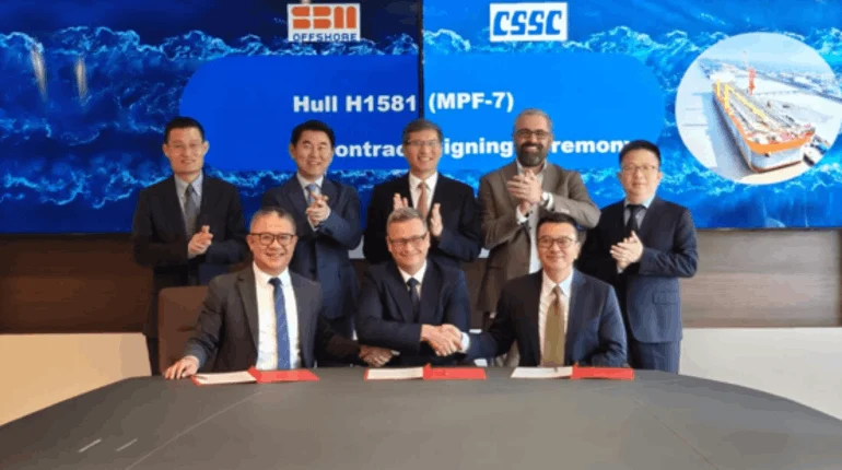 SBM e estaleiro estatal chinês firmam acordo para casco de MPF